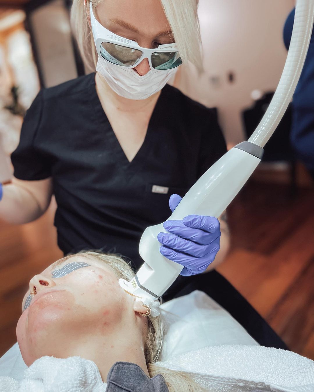 the skin for medspa X AviClear